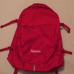SUPREME BACKPACK (RED)!!
